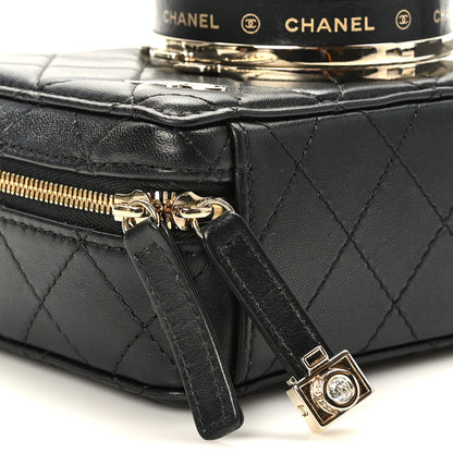 Chanel Lambskin Quilted Coco Click Bag Black 9 of 11