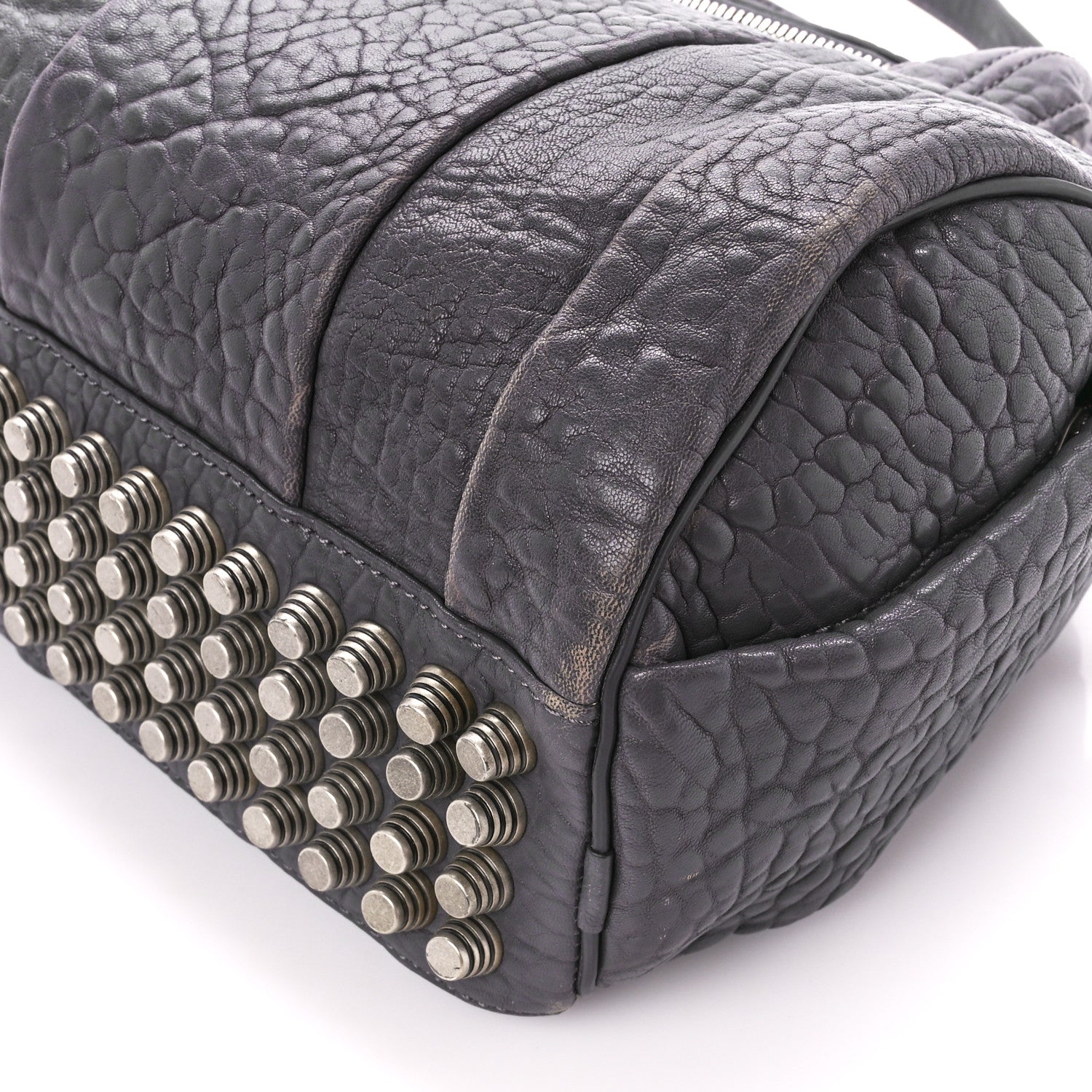 Alexander Wang Pebbled Lambskin Rockie Tundra Antique Silver Hardware 9 of 9
