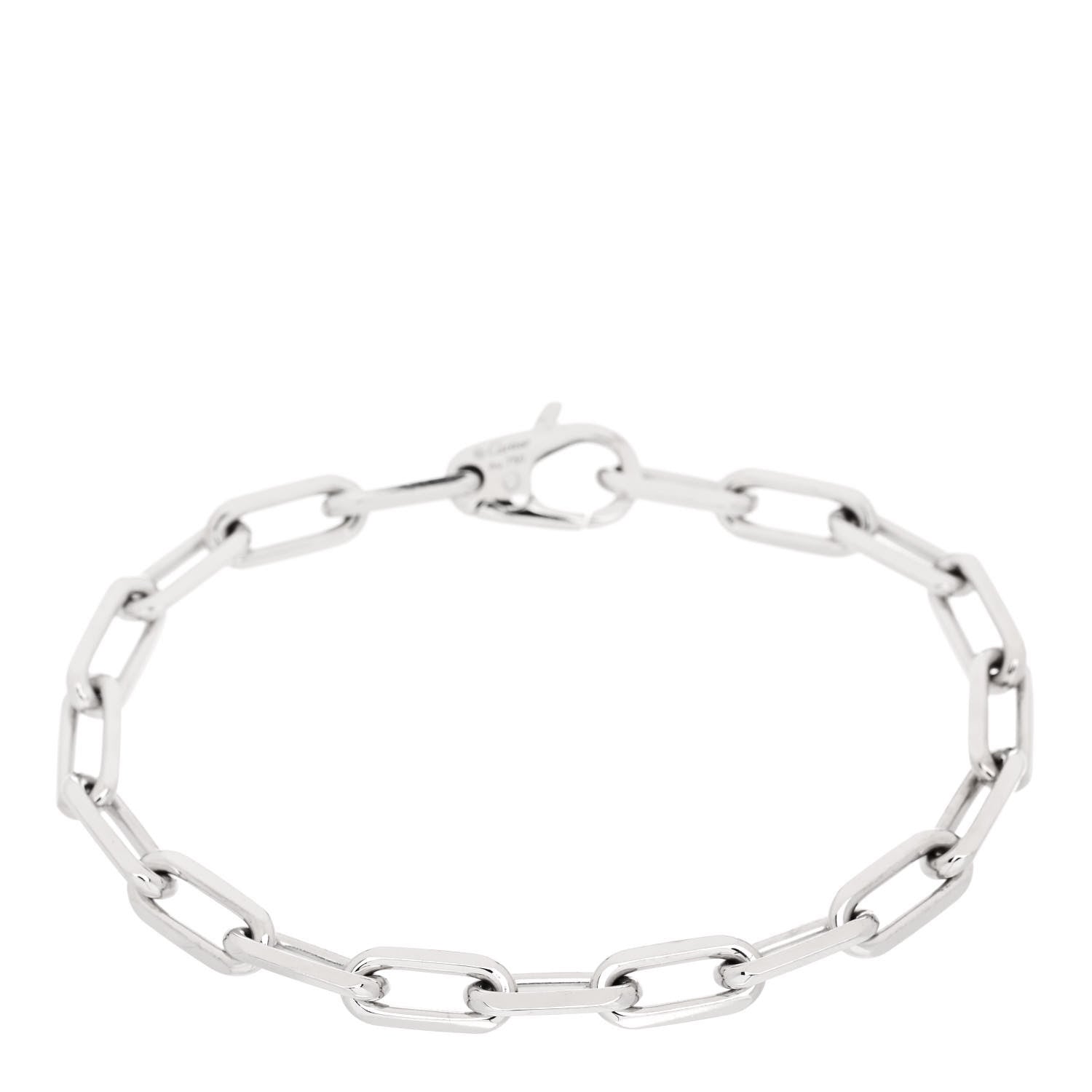 Cartier 18K White Gold Santos de Cartier Bracelet 1 of 5