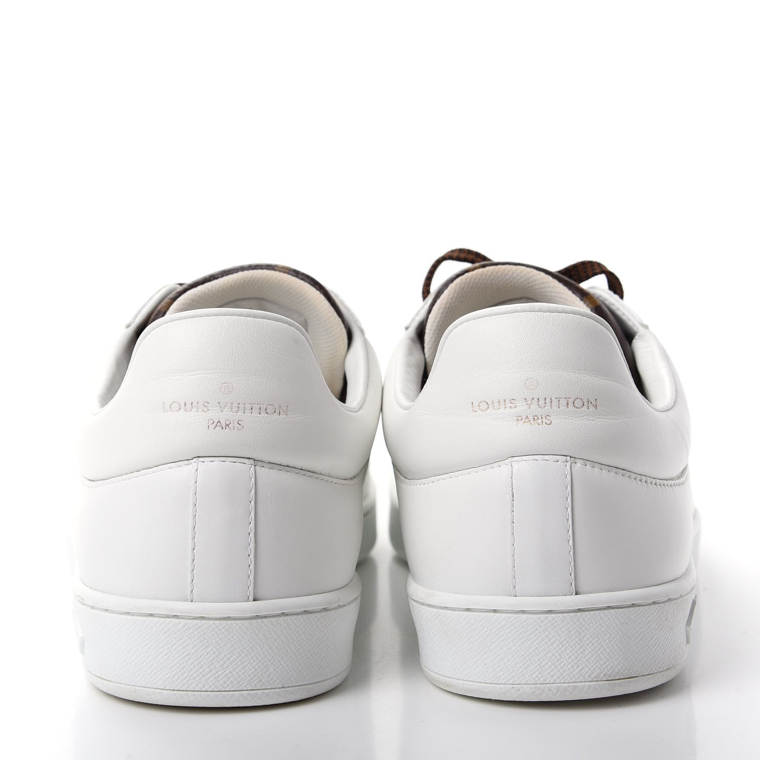 Louis Vuitton Mens Calfskin Monogram Luxembourg Sneakers 7.5 White 7 of 12