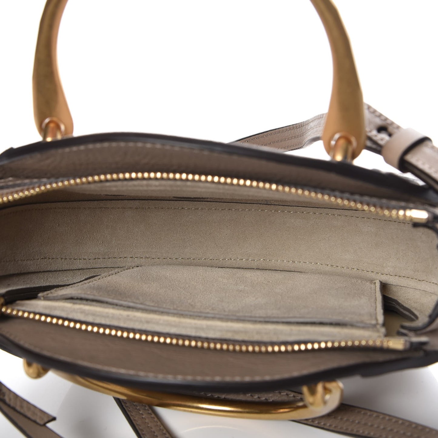 Calfskin Suede Small Pixie Bag Motty Grey