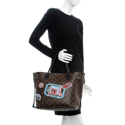 Louis Vuitton Monogram World Tour Neverfull MM 2 of 9