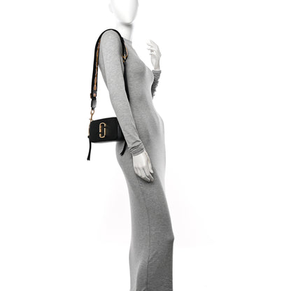 Marc Jacobs Saffiano Small Snapshot Camera New Black Mulitcolor 2 of 11