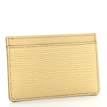 Louis Vuitton Epi Card Holder Gold 3 of 7