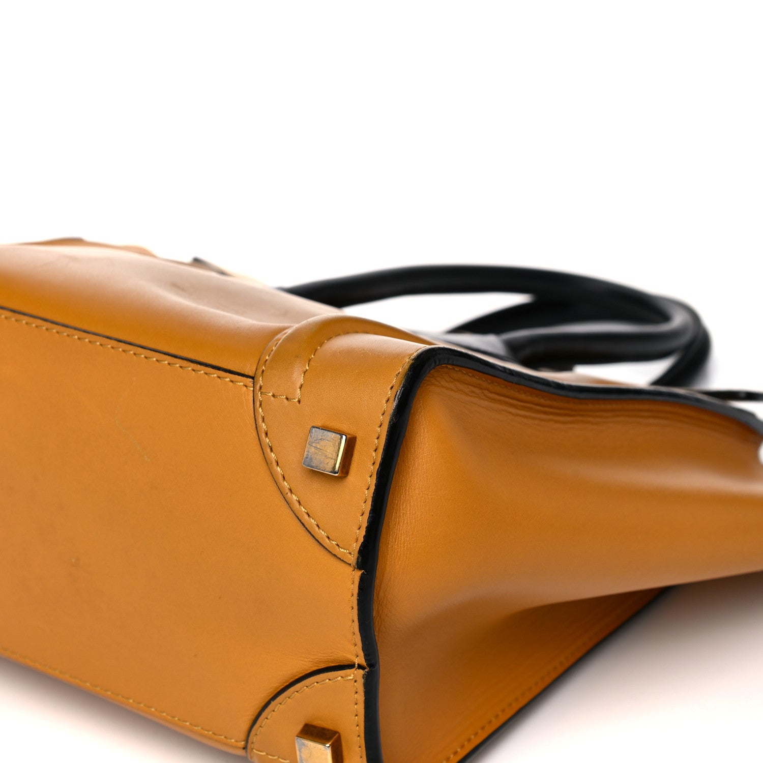 Celine Smooth Calfskin Micro Luggage Amber 12 of 31