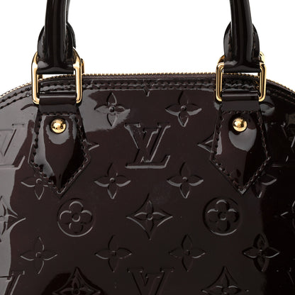 Louis Vuitton Vernis Alma BB Amarante 7 of 9