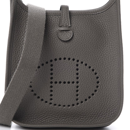 Hermes Taurillon Clemence Evelyne TPM Etain 8 of 11