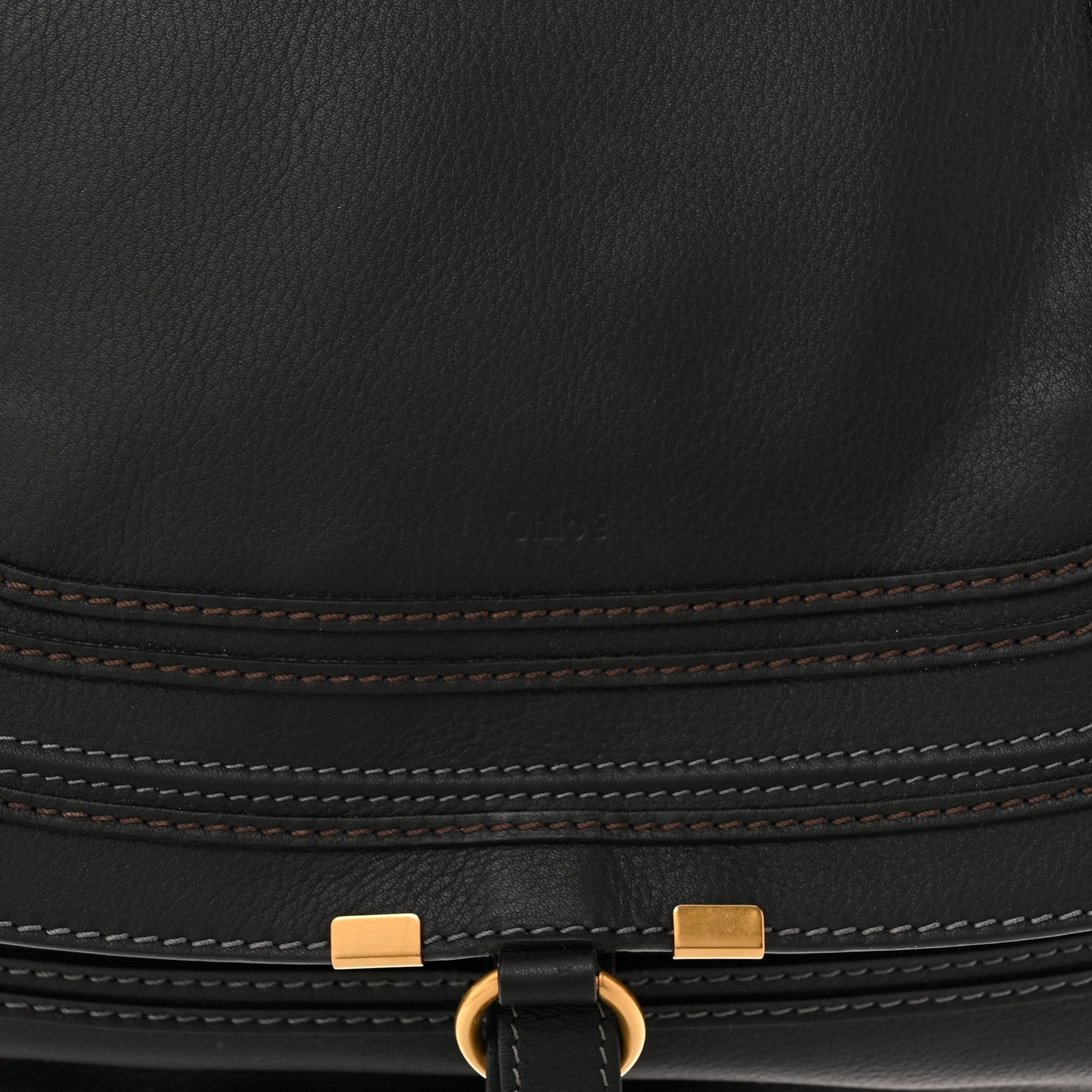 Chloe Calfskin Large Marcie Satchel Black 8 of 10