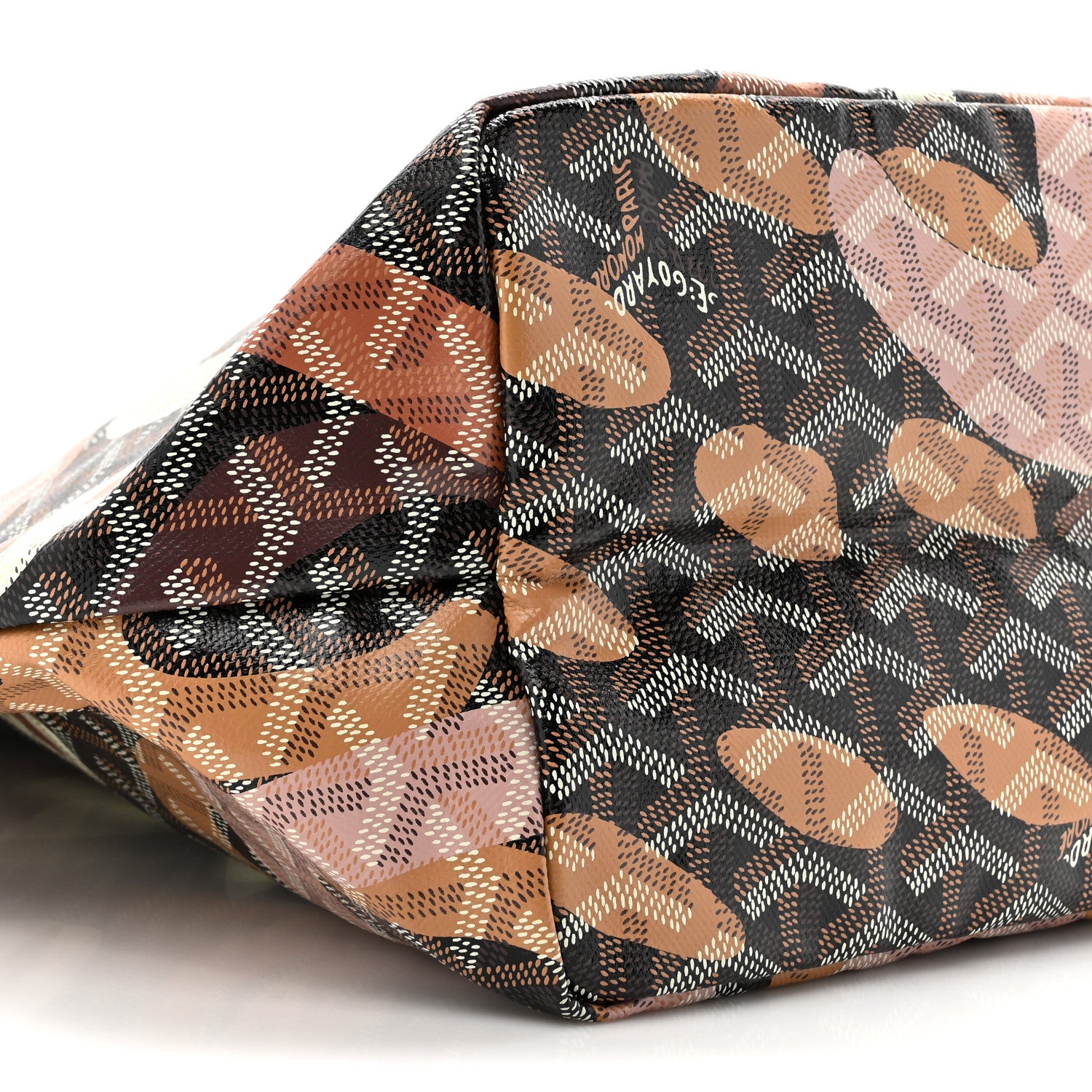Goyard Goyardine Saint Louis Lettres Camouflage PM Black Pink Multicolor 12 of 12