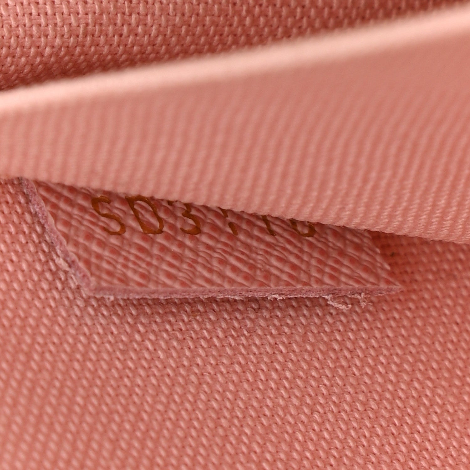 Louis Vuitton Damier Azur Pochette Felicie Chain Wallet Rose Ballerine 9 of 12