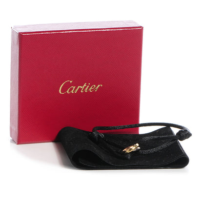 Cartier 18k Pink Yellow White Gold Trinity Adjustable Cord Bracelet 6 of 6
