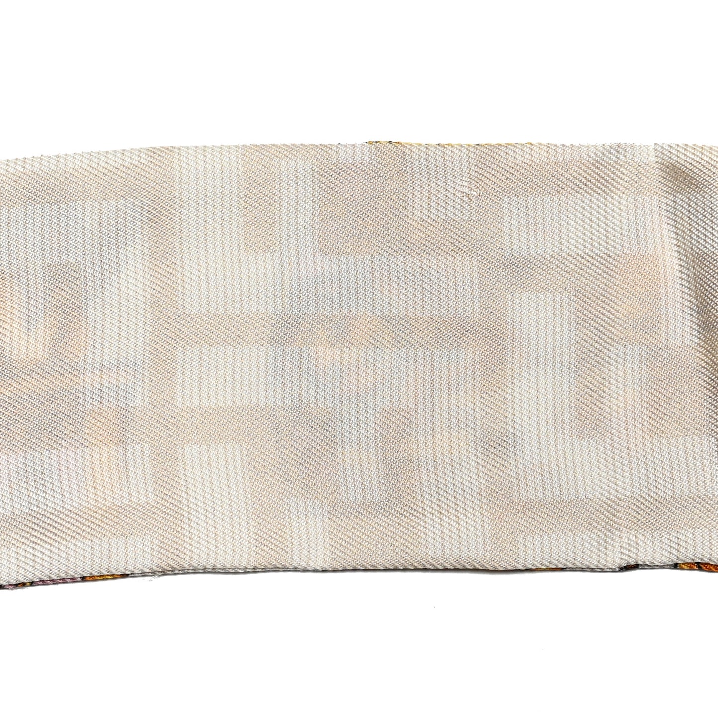 X VERSACE Silk FF Baroque Fendace Wrappy Scarf White Multicolor