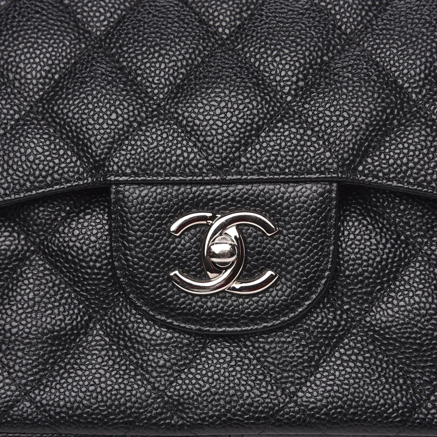 Chanel Caviar Quilted Jumbo Double Flap Black 11 of 11