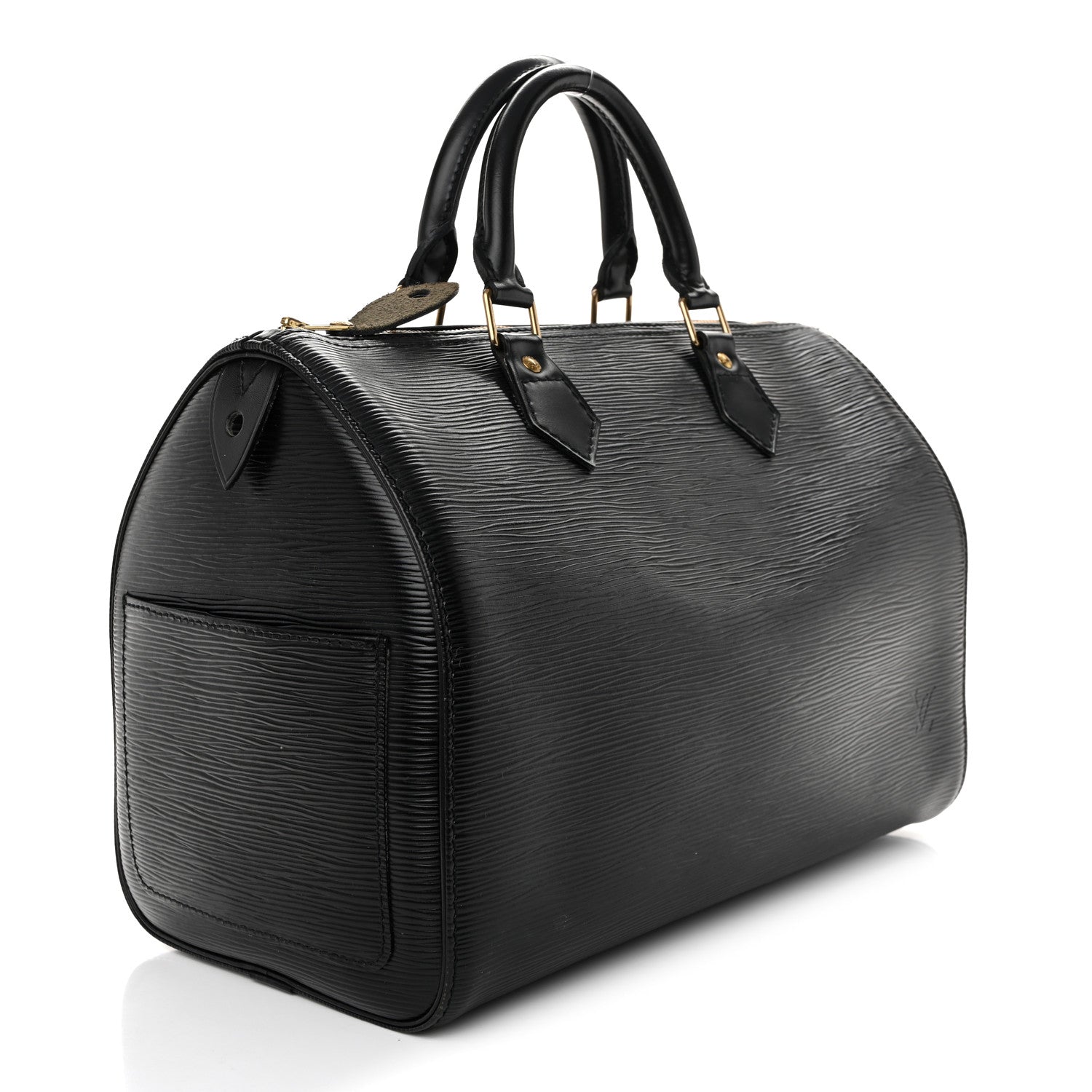 Louis Vuitton Epi Speedy 30 Black 3 of 11