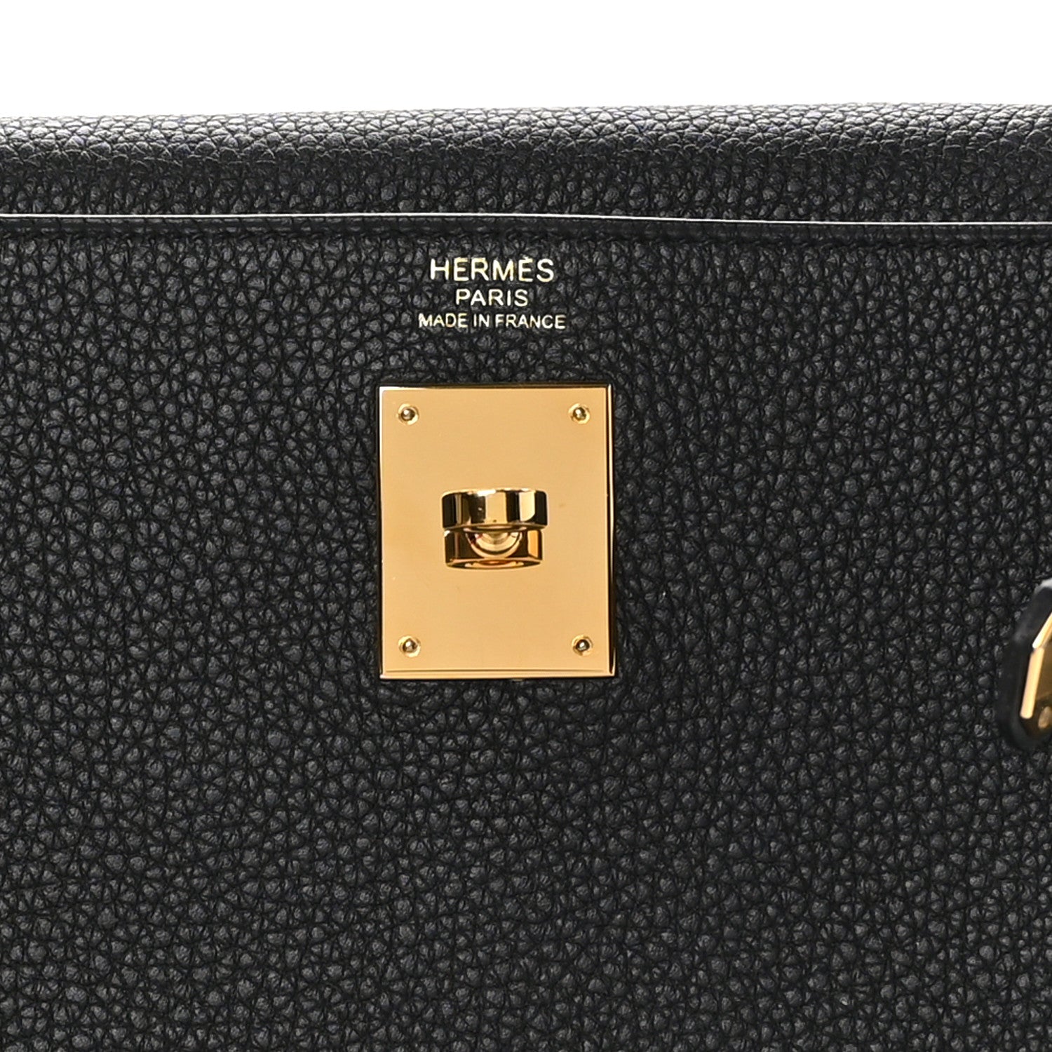 Hermes Togo Kelly Retourne 32 Black 7 of 14
