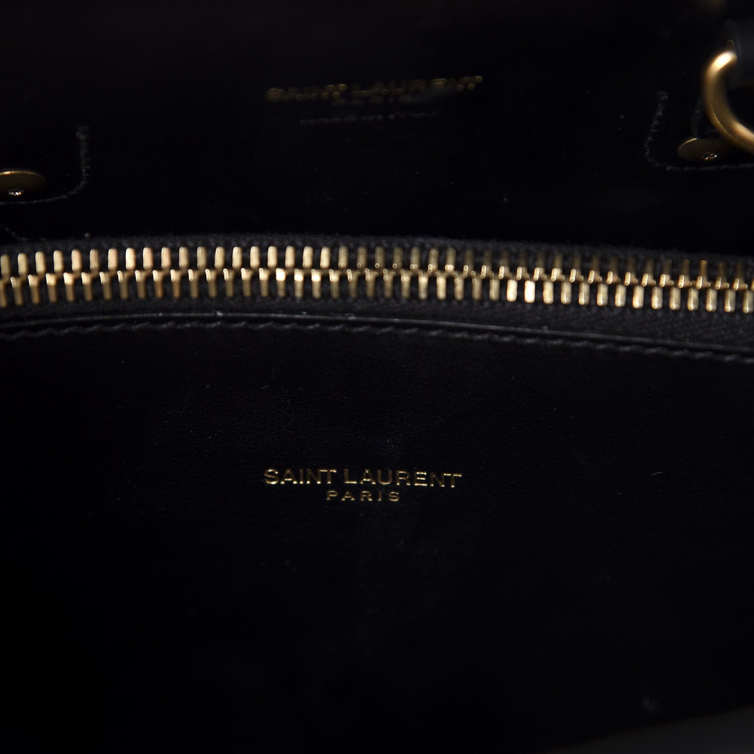 Saint Laurent Calfskin Crocodile Embossed Baby Sac De Jour Black 10 of 11