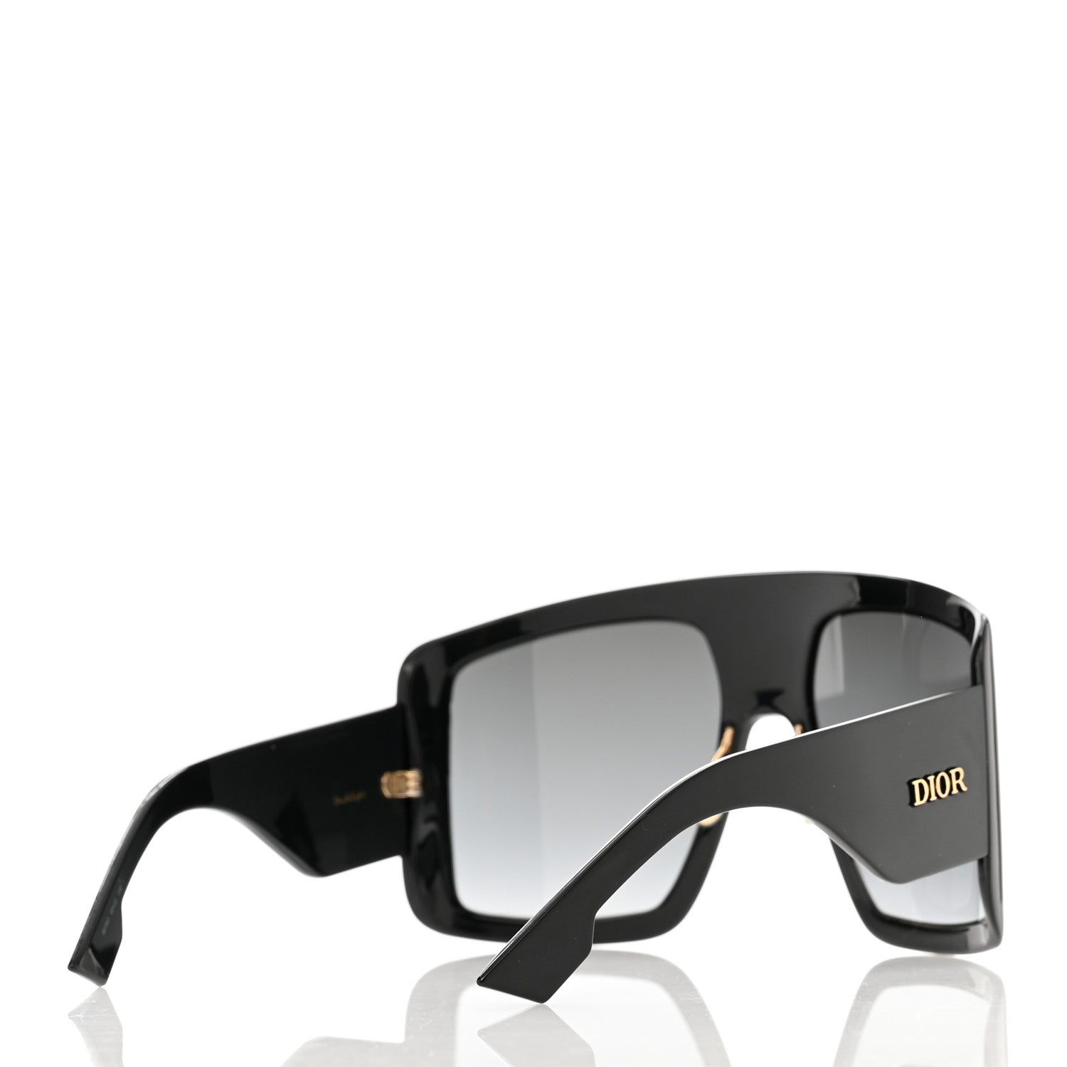 Christian Dior Acetate DiorSo Light 1 Shield Sunglasses Black 4 of 8