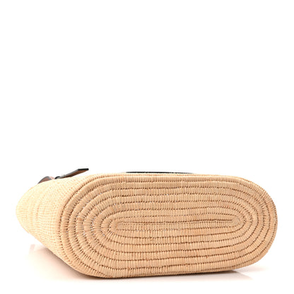 Loewe Raffia Small Square Basket Tote Bag Natural Pecan 3 of 9
