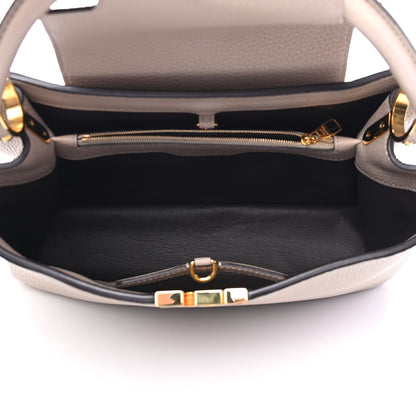 Louis Vuitton Taurillon Capucines MM Galet 4 of 4