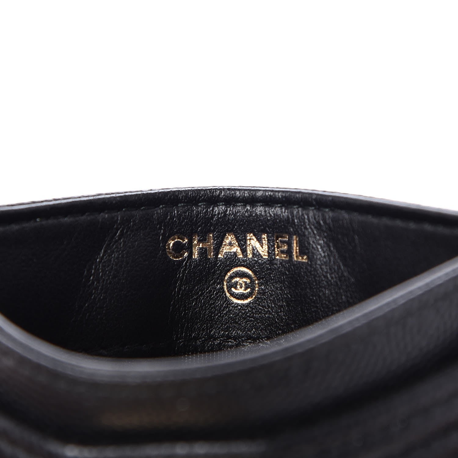 Chanel Caviar Quilted Boy Card Holder Black 6 of 9