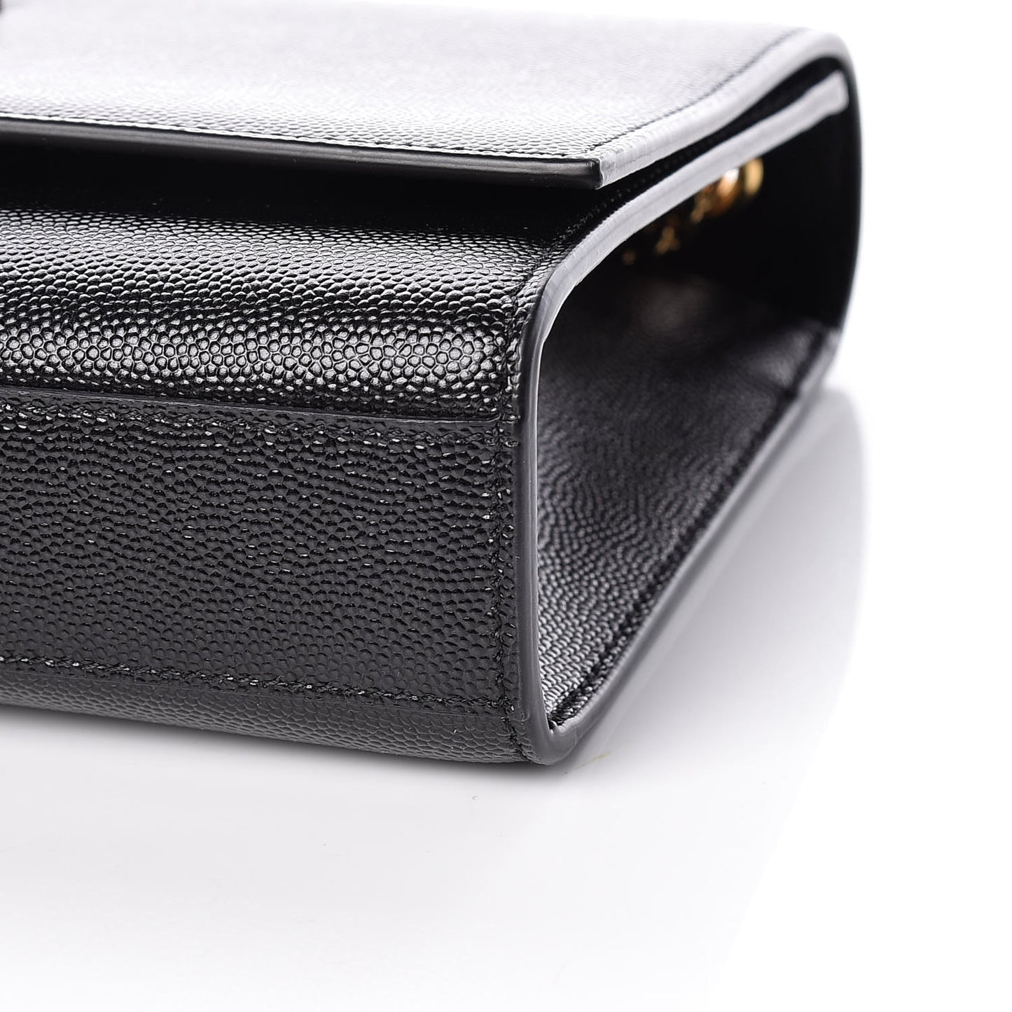 Grain De Poudre Medium Classic Monogram Kate Satchel Black