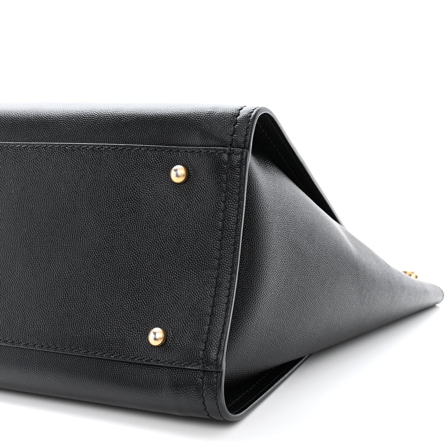 Caviar Small Studded Deauville Tote Black