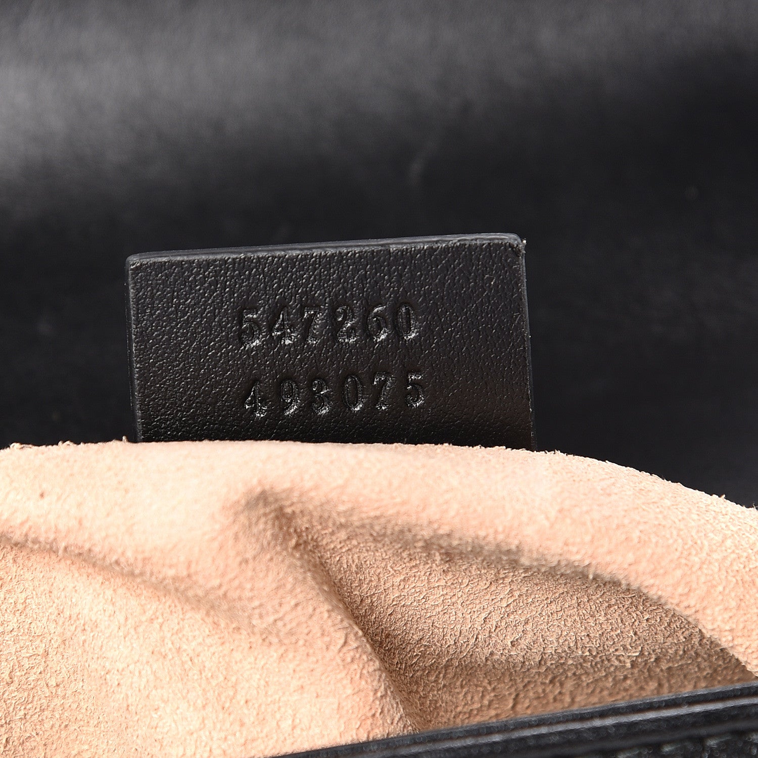 Gucci Calfskin Matelasse Mini GG Marmont Top Handle Shoulder Bag Black 7 of 12