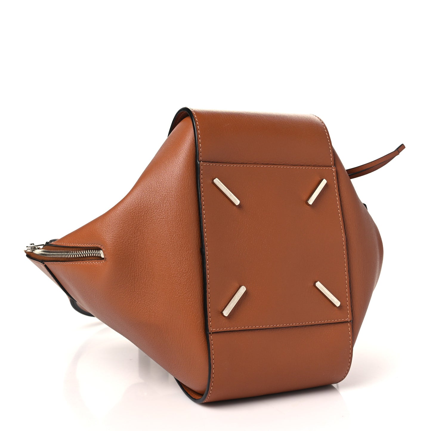 Calfskin Small Hammock Shoulder Bag Tan