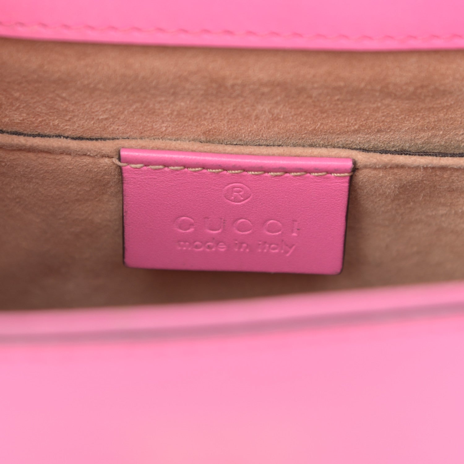 Gucci Vitello Fontanella Web Mini Sylvie Chain Shoulder Bag Pink Tropical Flower 6 of 17