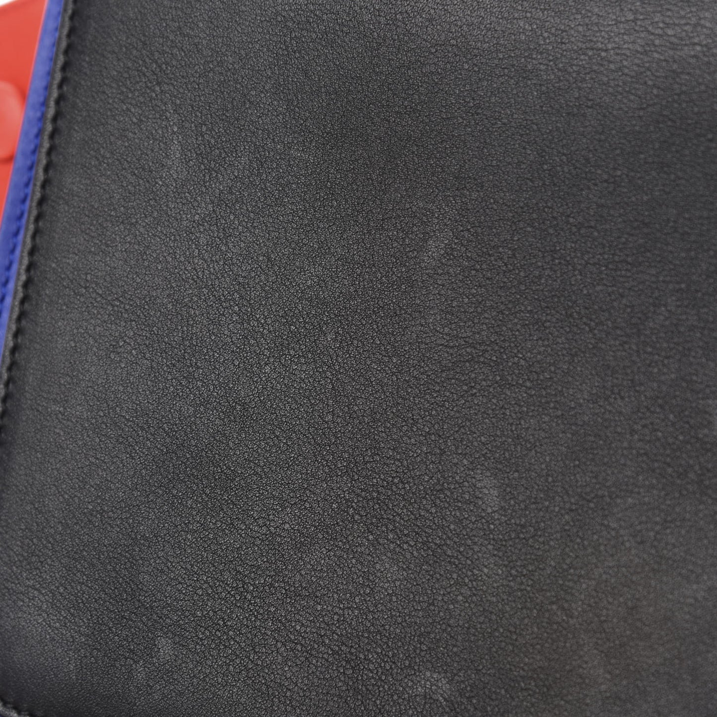 Smooth Calfskin Small Tri-Color Trapeze Black