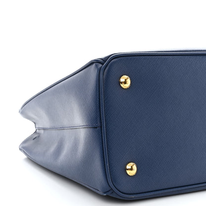 Prada Saffiano Medium Galleria Double Zip Tote Bluette 10 of 14