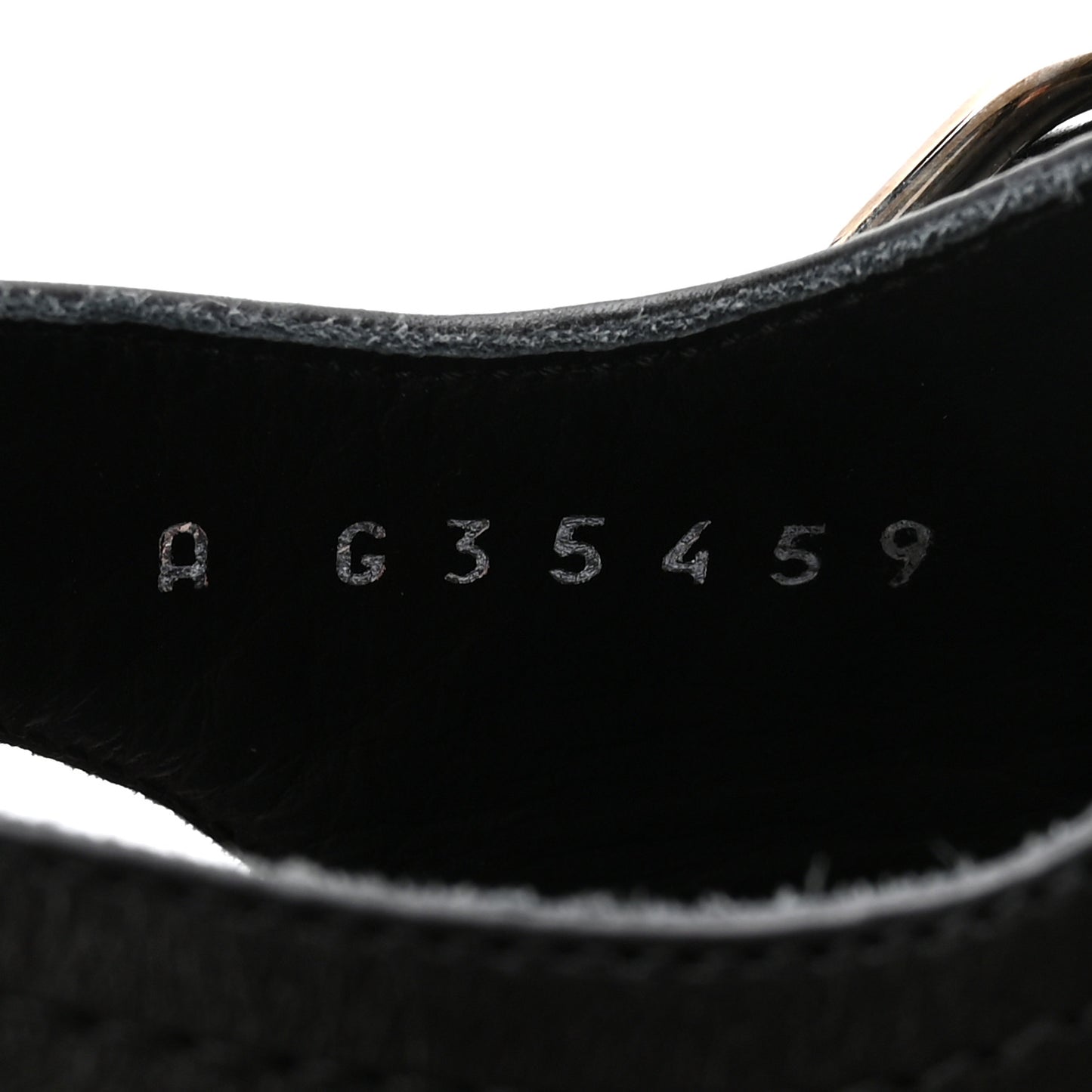 Calfskin Chain Sandals 35.5 Black