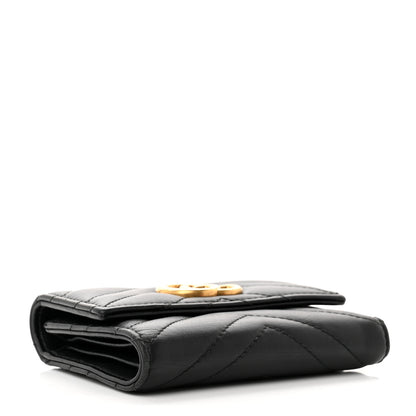 Gucci Calfskin Matelasse GG Marmont Wallet Black 4 of 9