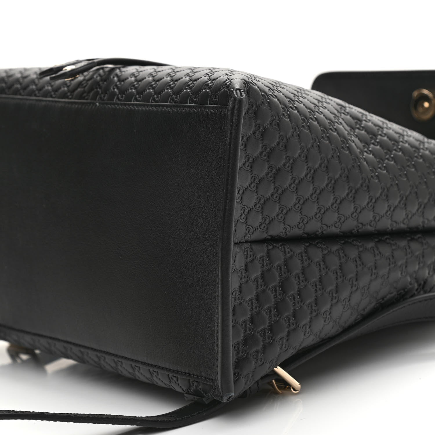 Gucci Microguccissima Drawstring Backpack Black 9 of 9