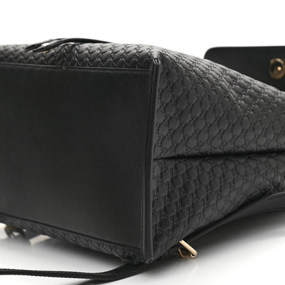 Gucci Microguccissima Drawstring Backpack Black 9 of 9