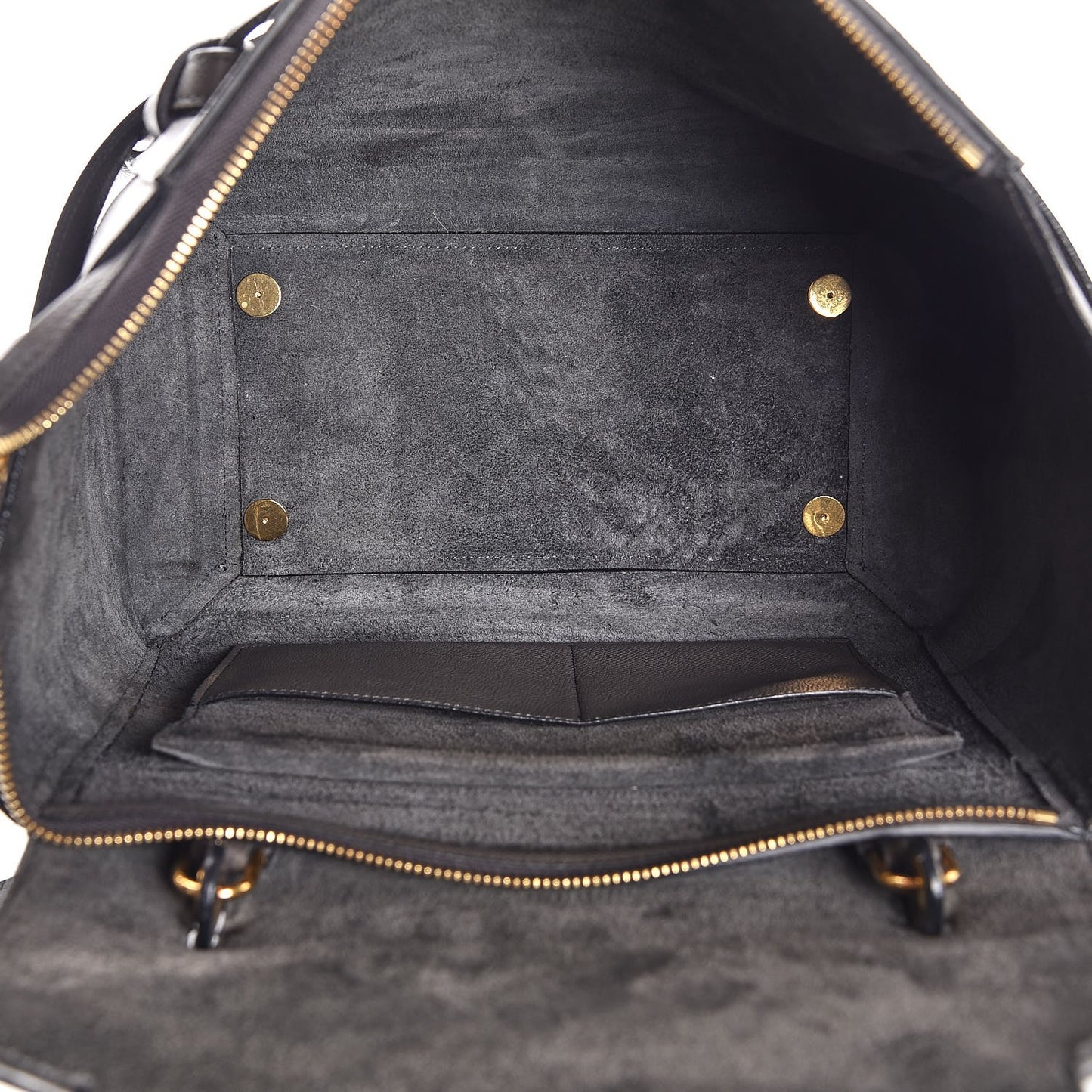 Grained Calfskin Mini Belt Bag Grey