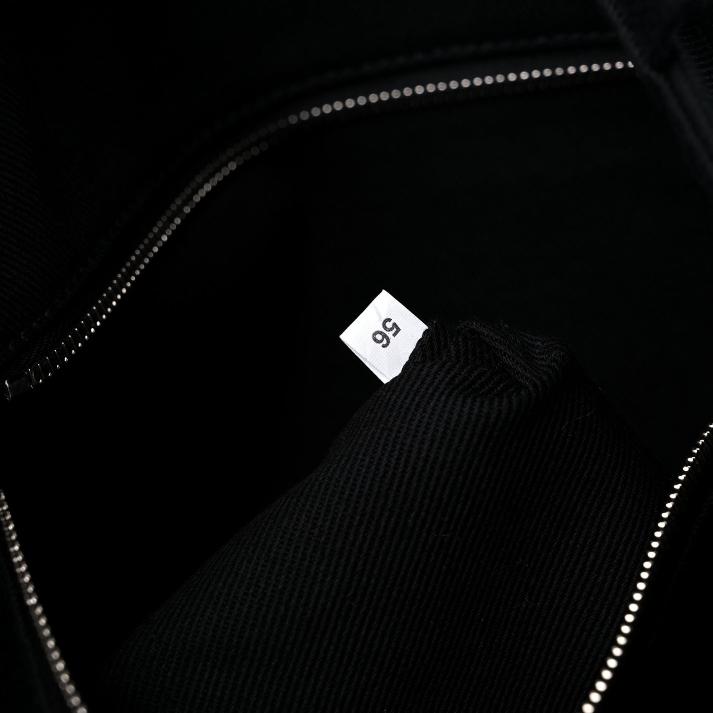 Canvas Embroidered Drill Tote Black