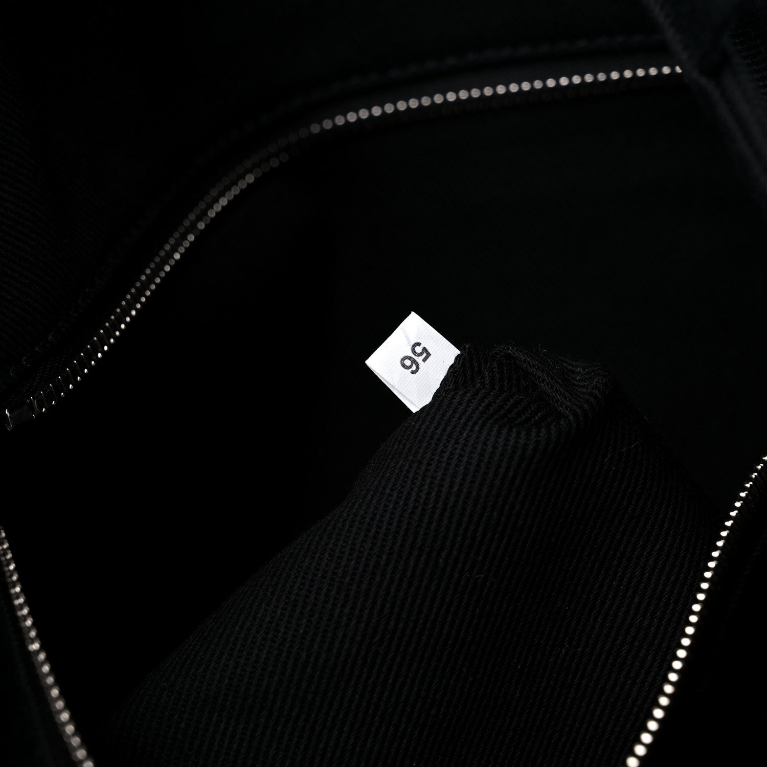 Prada Canvas Embroidered Drill Tote Black 7 of 9
