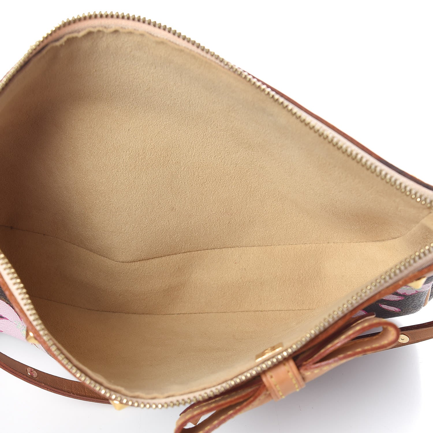 Louis Vuitton Monogram Cherry Blossom Pochette Accessories Brown 5 of 9