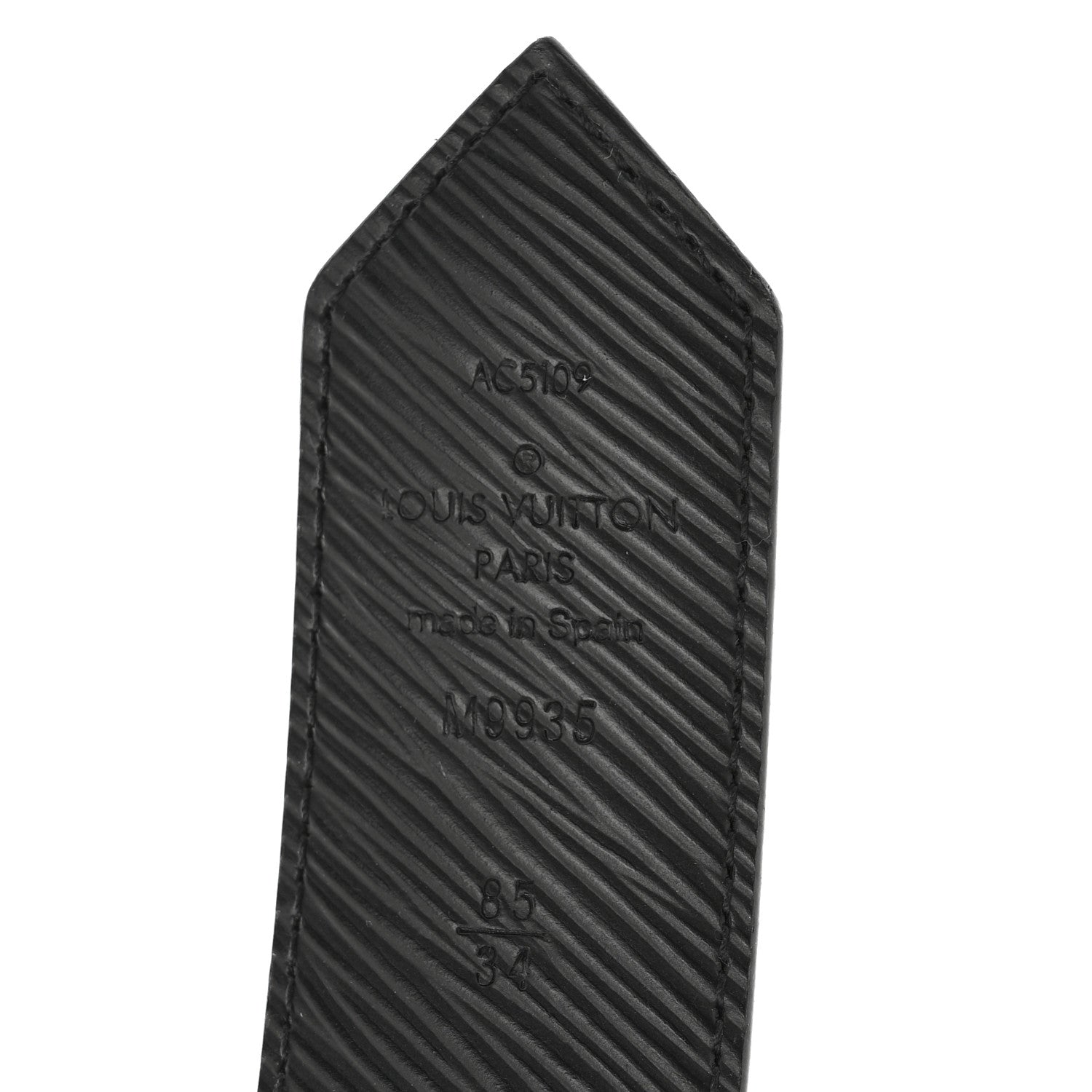 Louis Vuitton Monogram Epi 35mm LV Circle Reversible Belt 85 34 Black 6 of 7