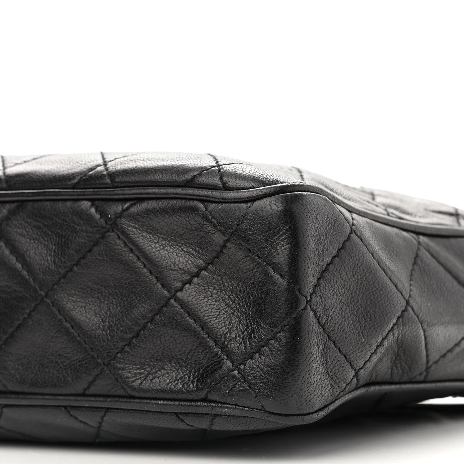 Chanel Lambskin Quilted Tassel Camera Case Black 11 of 11