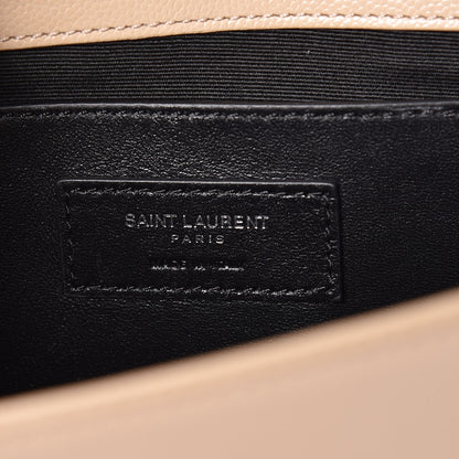 Saint Laurent Grain De Poudre Medium Monogram Kate Satchel Nude Powder 6 of 10