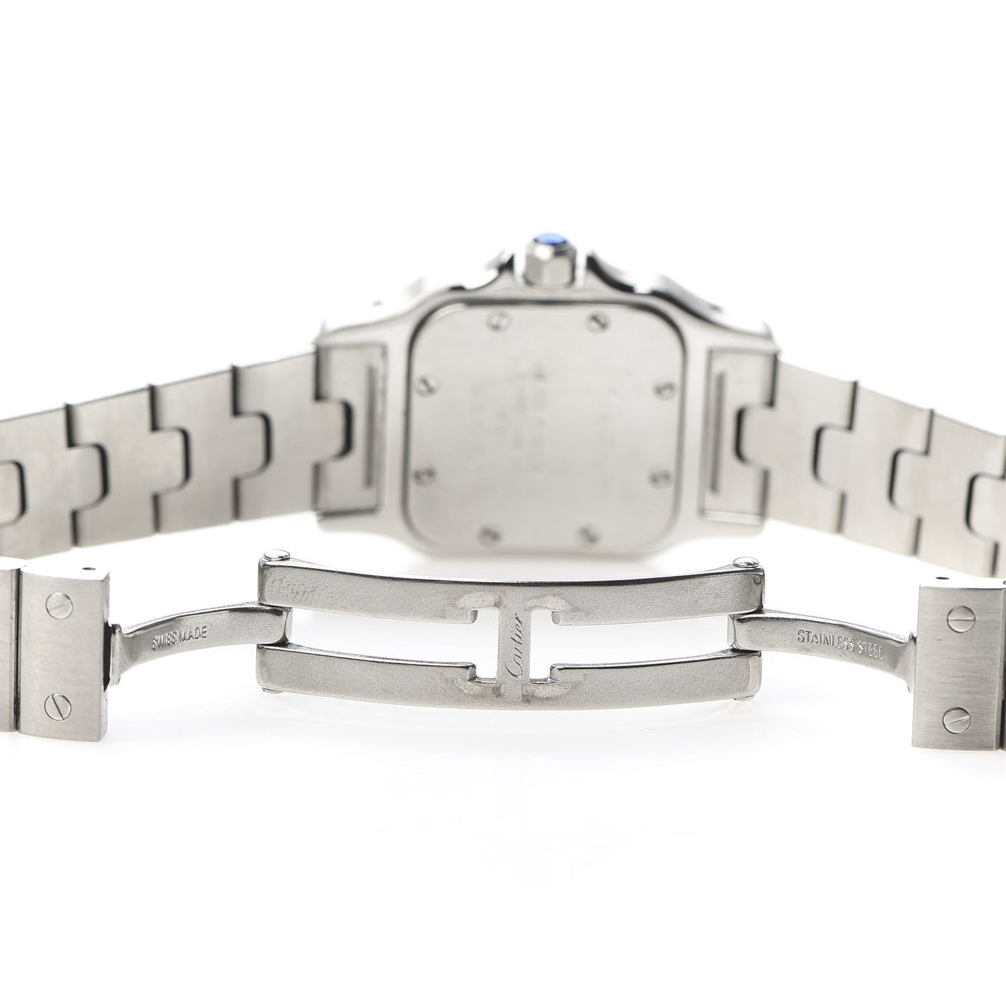 Stainless Steel 24mm Santos de Galbee Quartz Watch