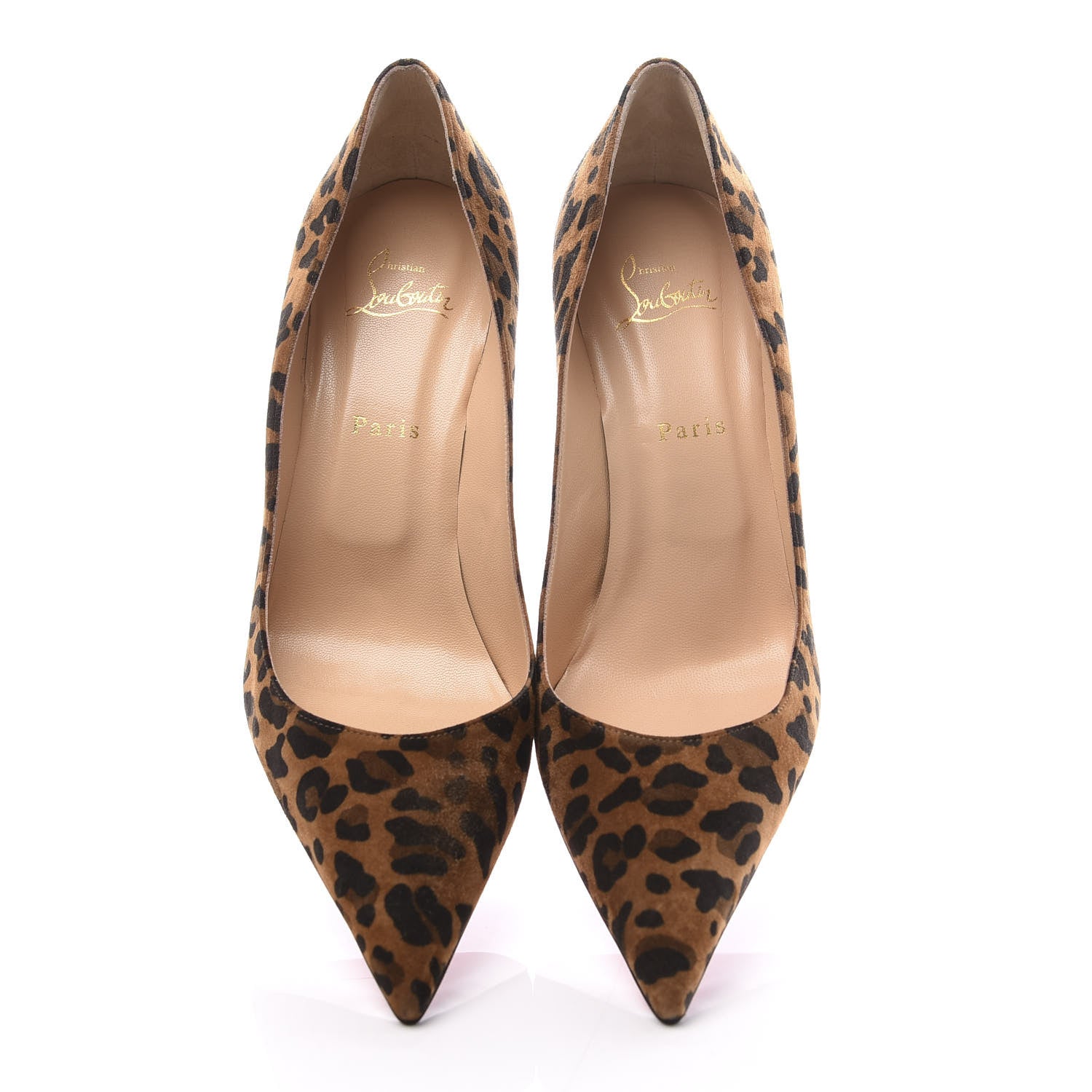 Christian Louboutin Veau Velours Clare 80 Pumps 40 Caramel 5 of 10