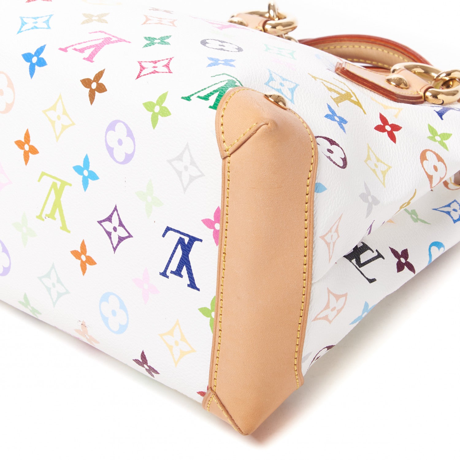 Louis Vuitton Monogram Multicolor Audra White 4 of 7