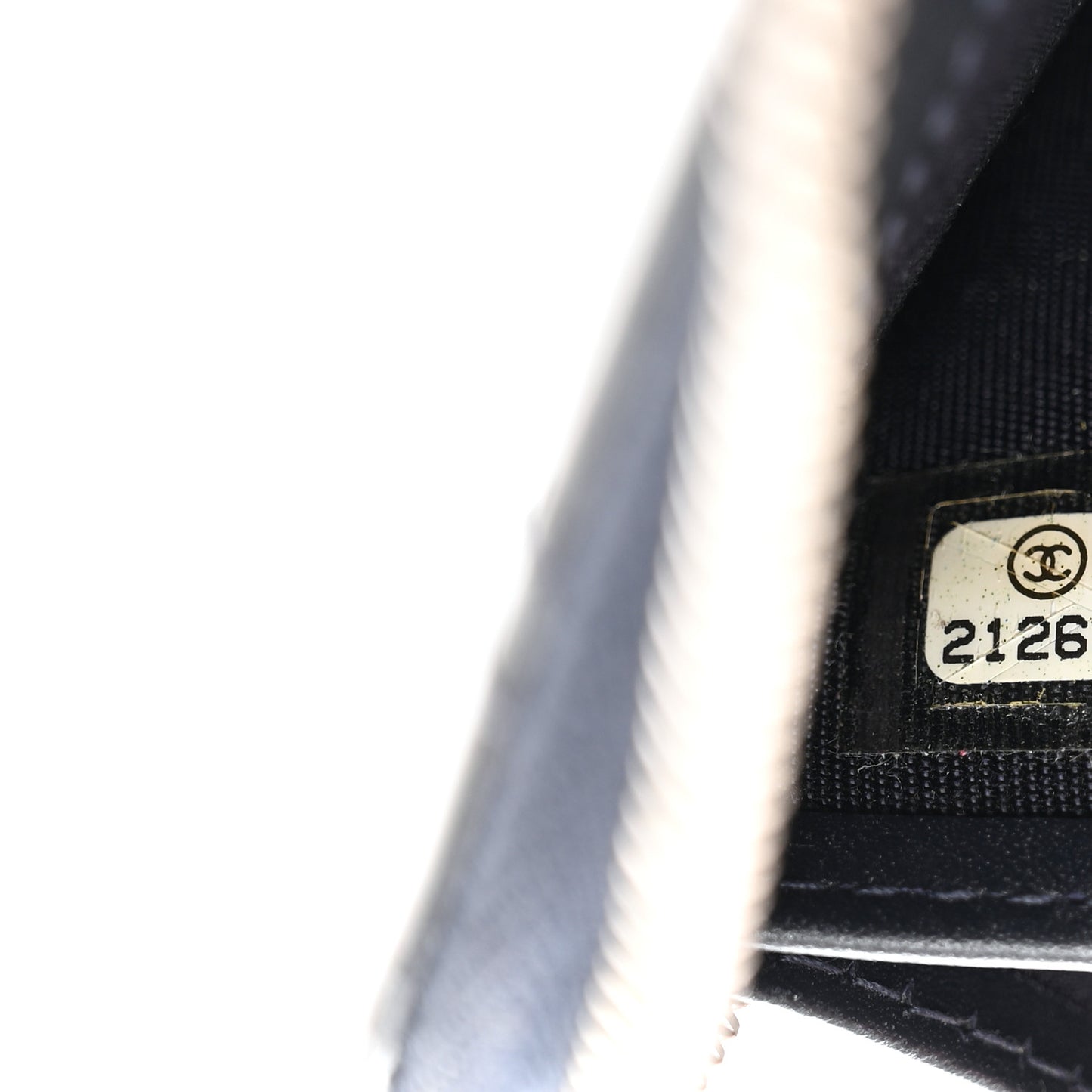 Patent Quilted Zip Around Wallet Navy