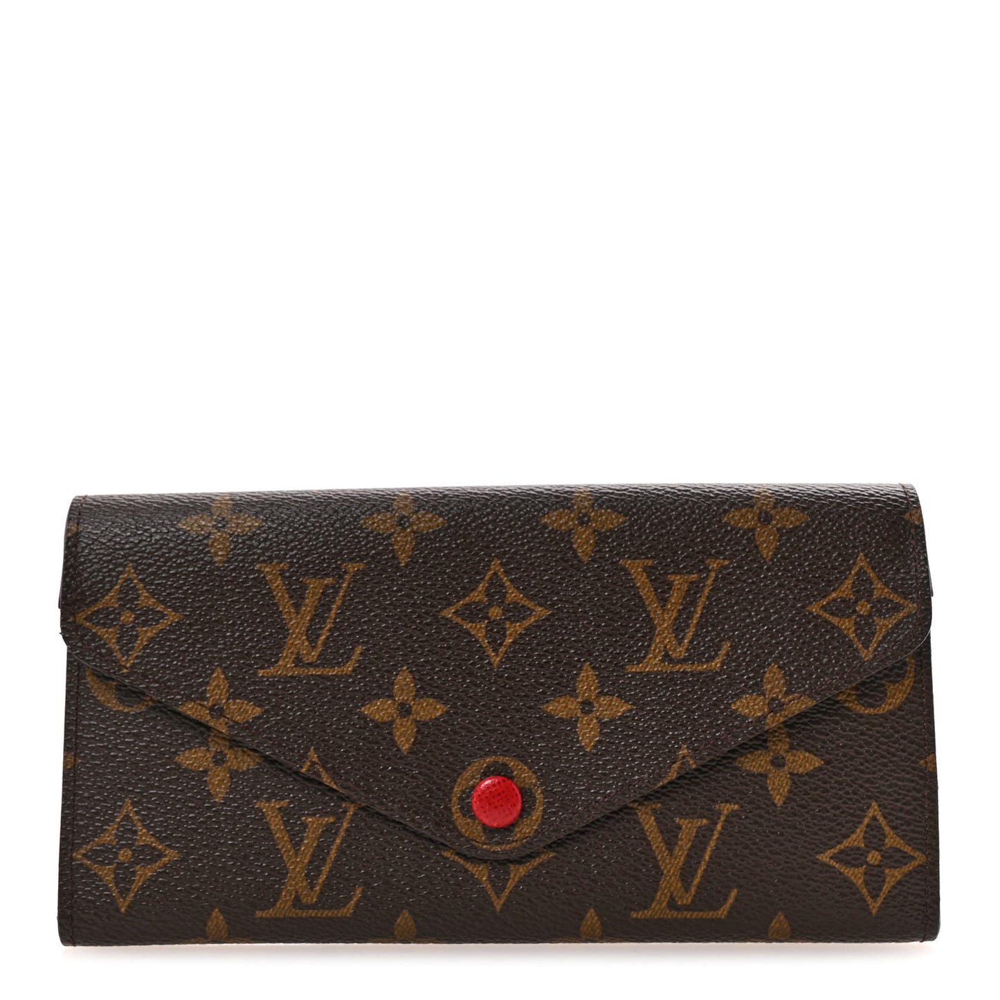 Monogram Josephine Wallet Red