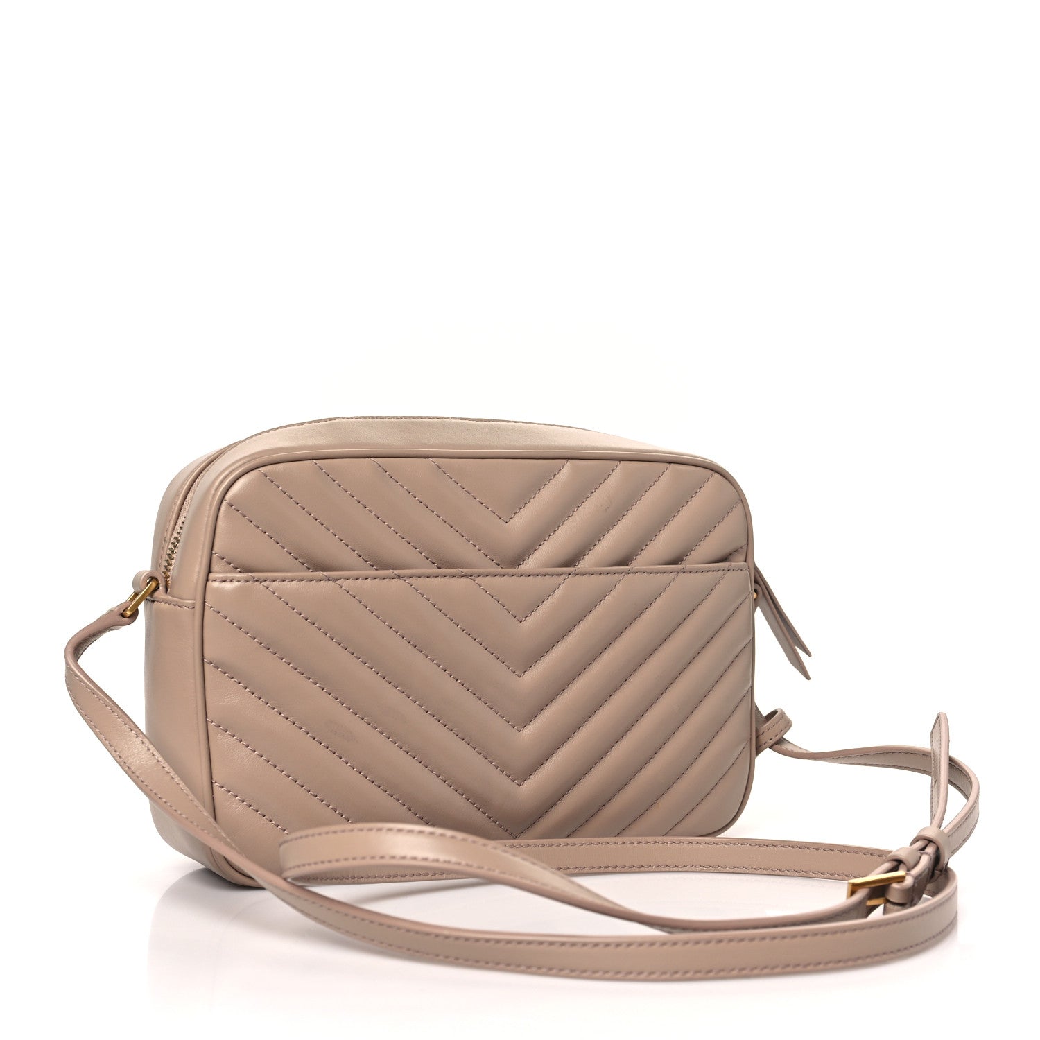 Saint Laurent Calfskin Matelasse Monogram Lou Camera Bag Rosy Sand 3 of 9