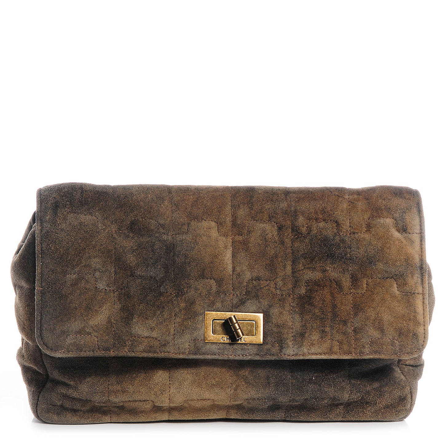 Distressed Suede Puzzle 2.55 Reissue 225 Flap Brown