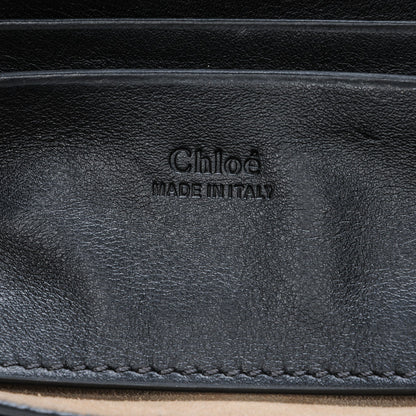 Chloe Suede Calfskin Mini Faye Shoulder Bag Black 6 of 8